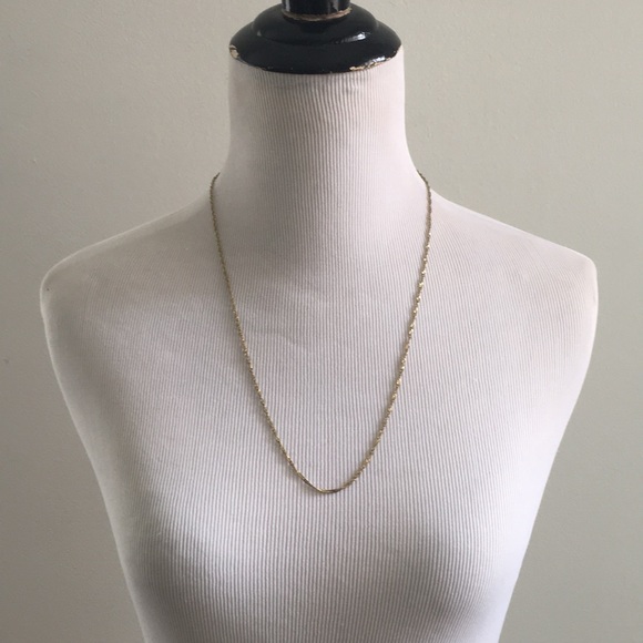 VTG Italian Gold designed chain necklace